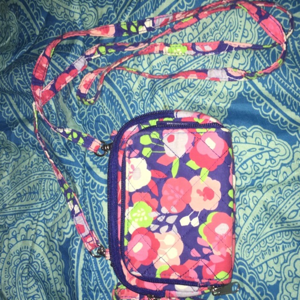 Floral crossbody purse